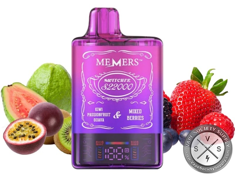 MEMERS KIWI PASSION GUAVA MIXED BERRIES